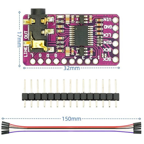 2Pcs PCM5102 I2S IIS DAC Decoder Module Lossless Digital Audio Stereo Digital - Image 2