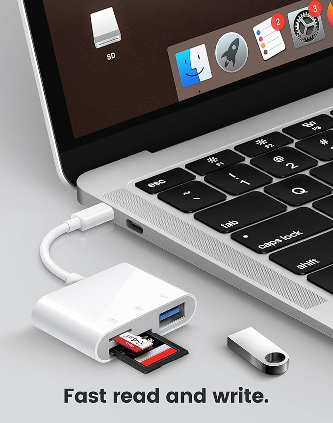 USB C SD Card Reader, Oyuiasle USB C to SD Card - Image 5