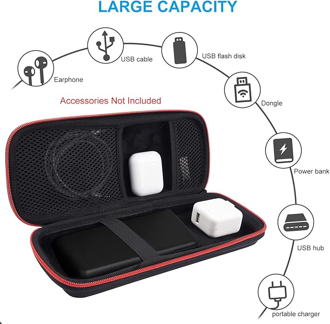 Hard Travel Case Fit for RAVPower 26800/20100/20000mAh, Anker Power Core - Image 5