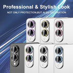 for Samsung Galaxy S25 Edge Camera Lens Protector, Individual Metal Ring - Image 9