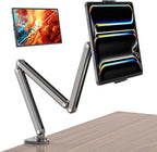 Tablet Stand for Desk, Aluminum Alloy Foldable Tablet Arm Mount Holder by KUXIU