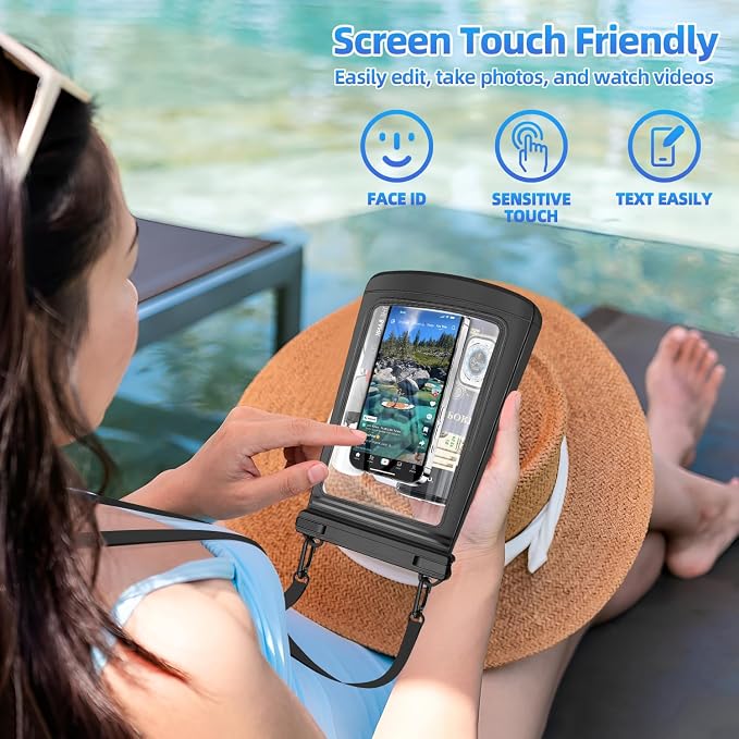 Large Waterproof Phone Pouch，Double Sealing Floating Waterproof Bag Cell Phone - Image 5