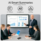 Ai Voice Recorder, Note Voice to Text Recorder W/Magnetic Case, App Control - Image 3