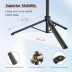 70" Phone Tripod & Selfie Stick, Extendable Tripod - Image 3