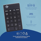 R-Go Number Pad Keyboard, for Financial Accounting, Data Entry & Excel - Image 5