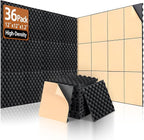 36 Pack Acoustic Foam Panels by SODOCT