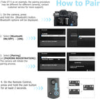 for FUIIFILM Camera Wireless Remote Control, Rechargeable Shutter Release - Image 8
