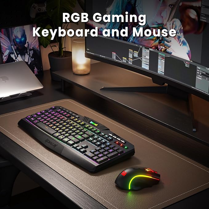 Redragon S101M-KS Gaming Keyboard and Mouse Wireless - Image 3