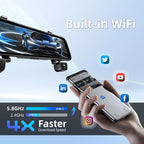2025 Rear view Mirror Camera, 4 Channel Mirror Dash Cam Front and Rear - Image 6