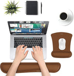 MOSISO Wrist Rest Support for Mouse Pad & Keyboard Set, Ergonomic Mousepad - Image 2