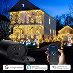 Minoston Outdoor Smart Plug, WiFi Outlet, IP65 Weatherproof, Compatible - Image 2