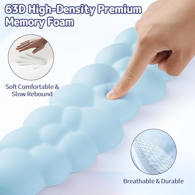 Cloud Wrist Rest Keyboard, Cloud Keyboard Wrist Pad Set - Image 4