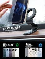 eSamcore for MagSafe Car Mount Detachable, Bendable Aluminum Arm Magnetic Phone - Image 7