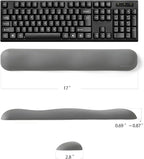 UnivoColors Design-Wave Keyboard Wrist Rest, Artificial Sheepskin+Memory - Image 5