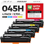 045H Toner Cartridges with Chip High Yield Replacement by INKBAY