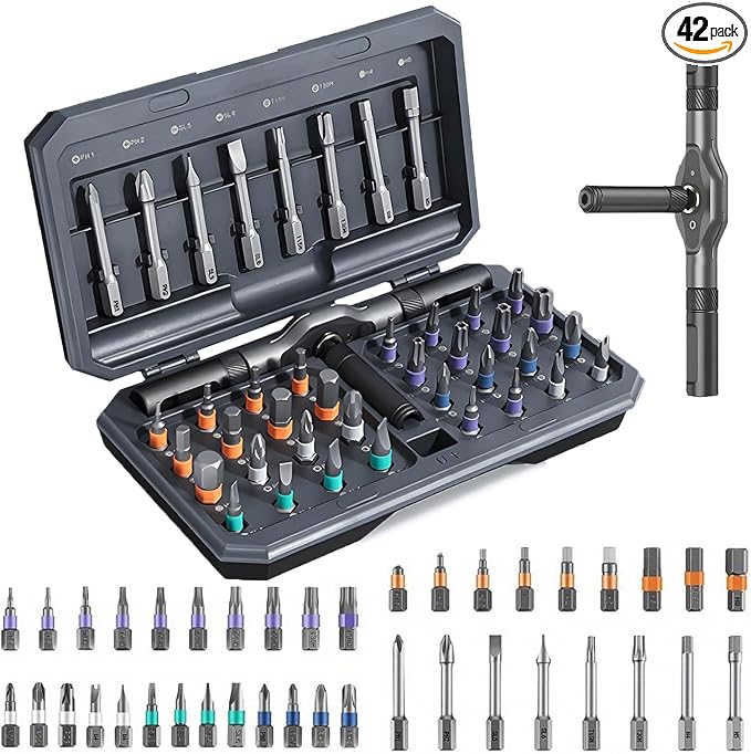 42 in 1 Magnetic Screwdriver, Screwdriver Set, Ring Doorbell, Furniture and DIY by Unknown