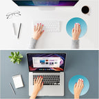 ITNRSIIET Mouse Pad Non-Slip Rubber Base Smooth Surface Stitched Edges - Image 2