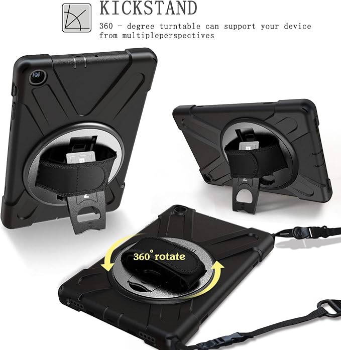 BRAECN for Galaxy Tab A 10.1 2019 Case, Heavy Duty Shockproof Rugged Case - Image 4