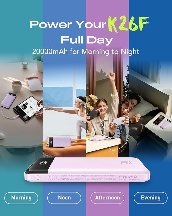 Orfeika 20000mAh Power Bank Fast Charging, Portable Charger - Image 9