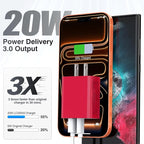 2Pieces USB C Wall Charging Block, 20W 2Port Fast USBC PD3.0 Power Adapter Type - Image 2