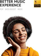 Picun B8 Bluetooth Headphones, 120H Playtime Headphone Wireless Bluetooth - Image 2