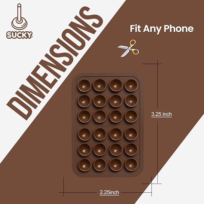 SUCKY Silicone Suction Phone Case Adhesive Mount - Image 7