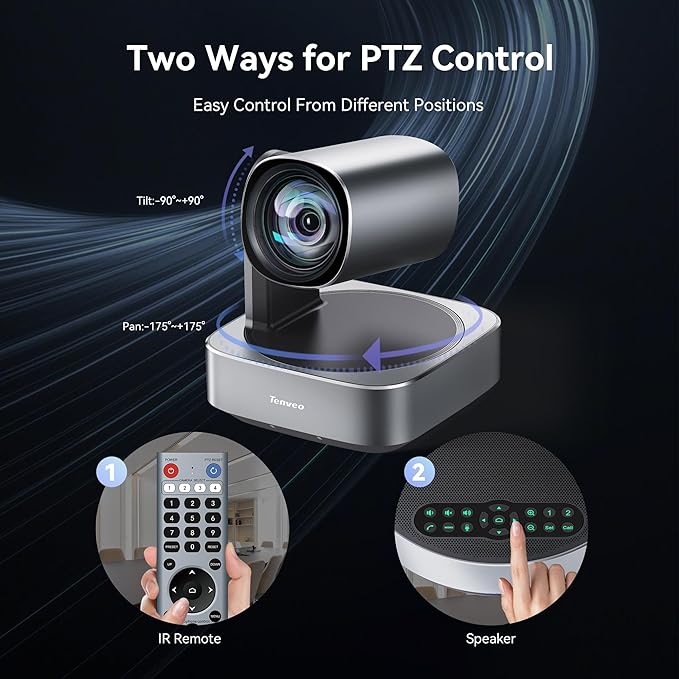 Tenveo VLGroup All-in-One 4K Conference PTZ Camera - Image 6