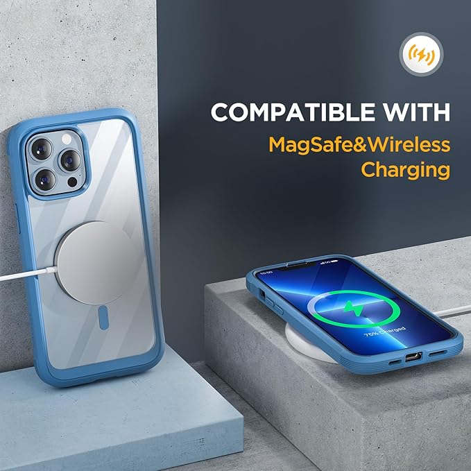 Miracase Magnetic Glass for iPhone 13 Pro Case, Compatible - Image 3
