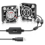 2Pack Wathai 40mm x 10mm Mini USB Fan by Wathai