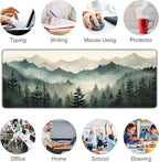 Misty Forest Large Mouse Pad, Gaming Keyboard Desk Pad, Extended Mouse Mat - Image 7