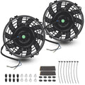 7 Inch Universal Slim Fan Push Pull Electric Radiator Cooling Fan 12V 80W Mount by FSBCGT