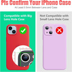 AGVEE 3+3 for iPhone 14 6.1" / 14 Plus 6.7" Camera Lens Protector, Bling - Image 3