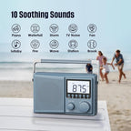 LEOTEC AM FM Radio with Bluetooth, Portable Radio Strong Reception, Plug in Wall - Image 6
