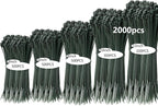 2000 PCS Zip Ties Assorted Sizes 4+6+8+10+12 Inch Self-locking Nylon Cable ties by MasiStranth