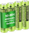 4 Pack BK-40AAABU Ni-MH AAA Rechargeable Battery by TrianglePatt