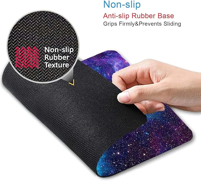 Gaming Mouse Pad, Galaxy Stars Mouse Pad, Mouse Mat Square Waterproof Mouse Pad - Image 3