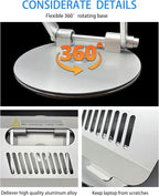 Laptop Stand for Desk, Adjustable Computer Stand - Image 4