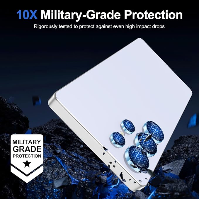 for Samsung Galaxy S25 Ultra Camera Lens Protector, Individual Metal Ring - Image 5