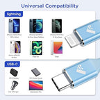 USB C to Lightning Cable 2Pack 1FT iPhone Fast Charger Cable Power Delivery - Image 7