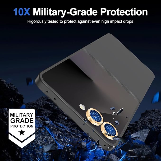 for Samsung Galaxy Z Flip 7 Camera Lens Protector, Individual Metal Ring - Image 5