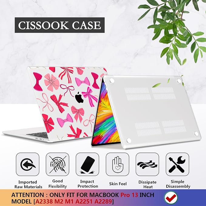 CISSOOK Compatible with MacBook Pro 13 inch 2025-2016 Release M2 M1 Chip A2338 - Image 6