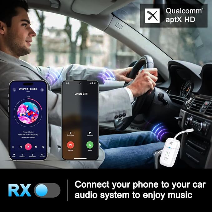 Premium Airplane Bluetooth 5.4 Transmitter Adapter, Supports 2 - Image 7