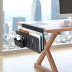 LUKETURE Laptop Holder, Steel Desk Side Storage, No Drill Standing Desk - Image 8