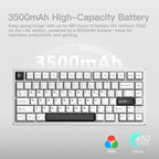KEEBMONKEY WOBKEY Rainy 75 CNC Aluminum HMX/JWK/Cocoa Switches Triple-Mode - Image 3
