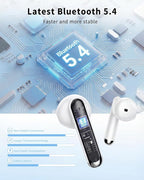 Wireless Earbuds, 2026 Bluetooth 5.4 Headphones Bass Stereo Ear Buds - Image 3