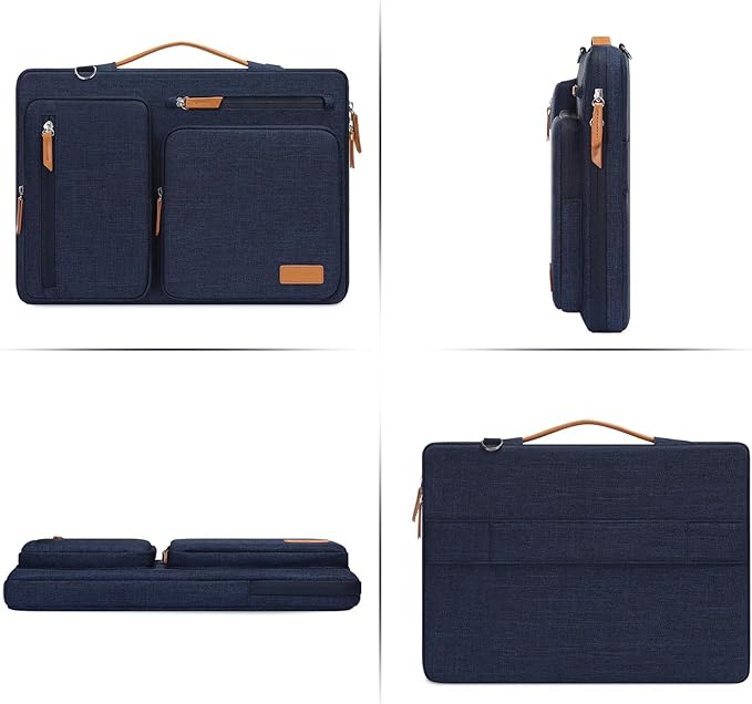 MOSISO 360 Protective Laptop Shoulder Bag, 15 inch Computer Bag Compatible - Image 4