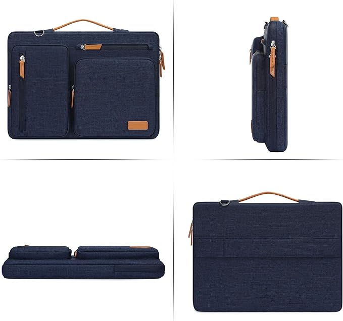 MOSISO 360 Protective Laptop Shoulder Bag, 13-13.3 inch Computer Bag Compatible - Image 5