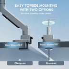 ARES WING Ultrawide Single Monitor Arm, Heavy Duty Monitor Mount - Image 8