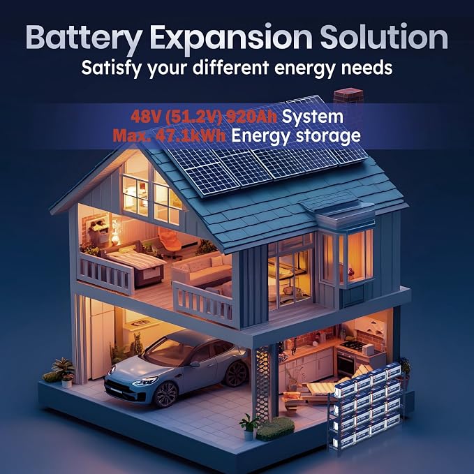 12V 230Ah LiFePO4 Battery, Built-in 150A BMS, Max. 1920W Power Output & 2944Wh - Image 7