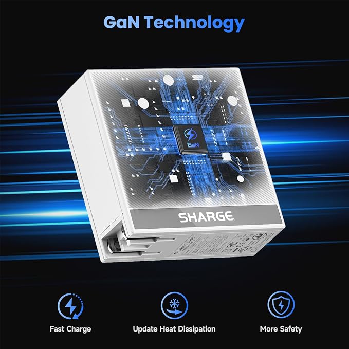 USB C Charger for Laptops 140W GaN Fast Charger - Image 4